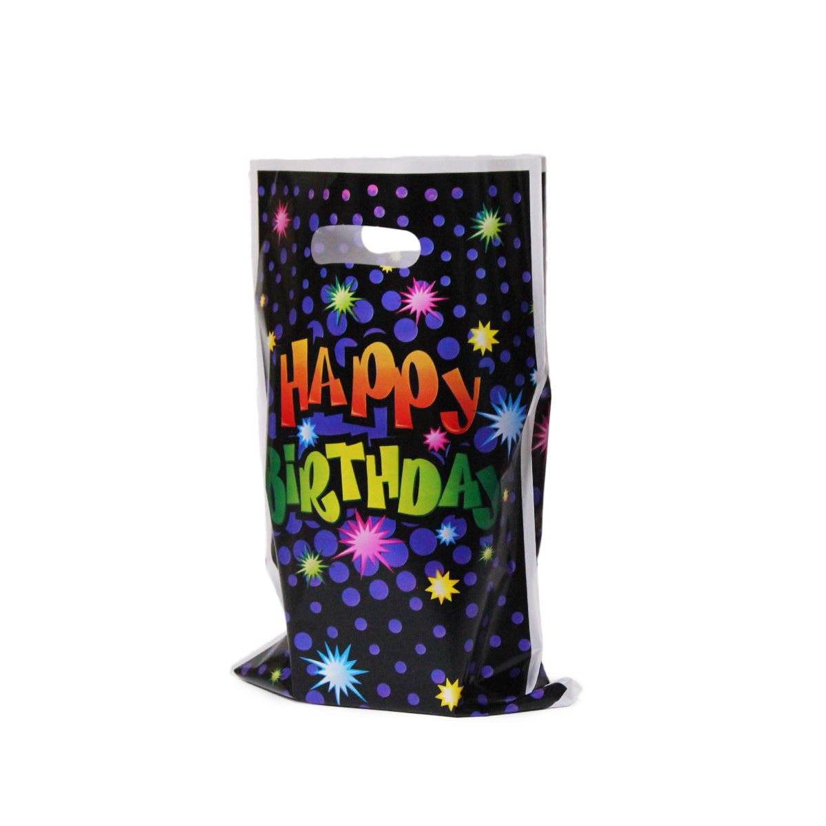 Printed Happy Birthday Goodies Gift Bags - 10 Pcs