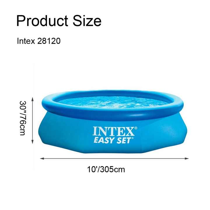 INTEX 10 Foot x 30 Inch Easy Set Swimming Pool - 28120