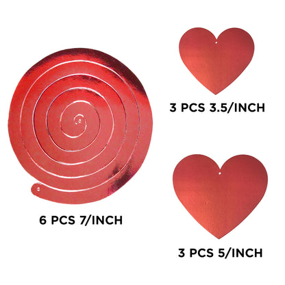 Heart Shape Hanging Swirl Collection