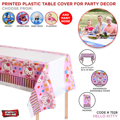 Hell0 Kitty Printed Table Cover