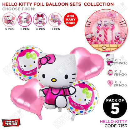 Hell0 Kitty Foil Balloon Set
