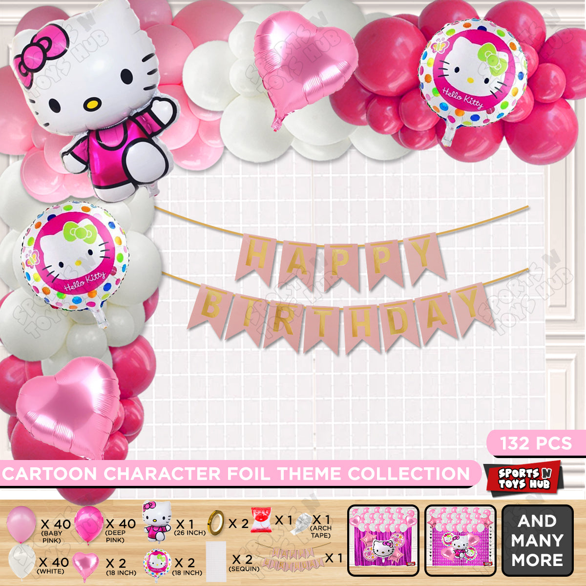 Hell0 Kitty Card Banner Arch Theme