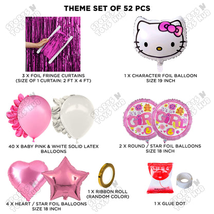 Hell0 Kitty Face Foil Balloon Theme Collection