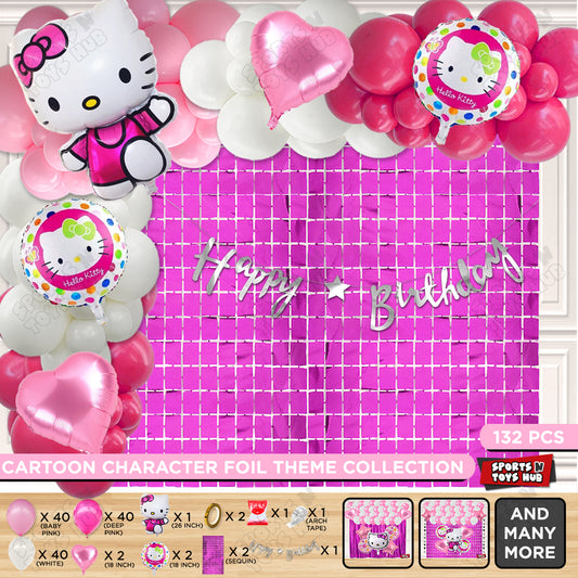 Hell0 Kitty Cursive Card Banner Arch Theme
