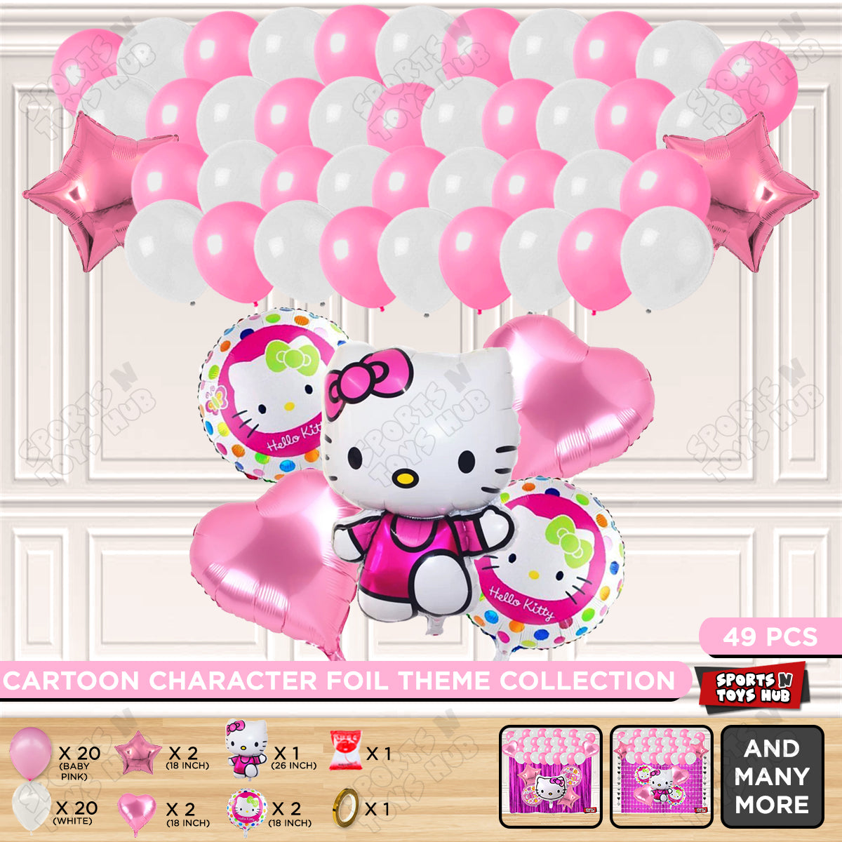 Hell0 Kitty Foil Balloon Theme Collection