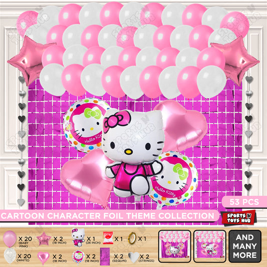 Hell0 Kitty Foil Balloon Theme Collection