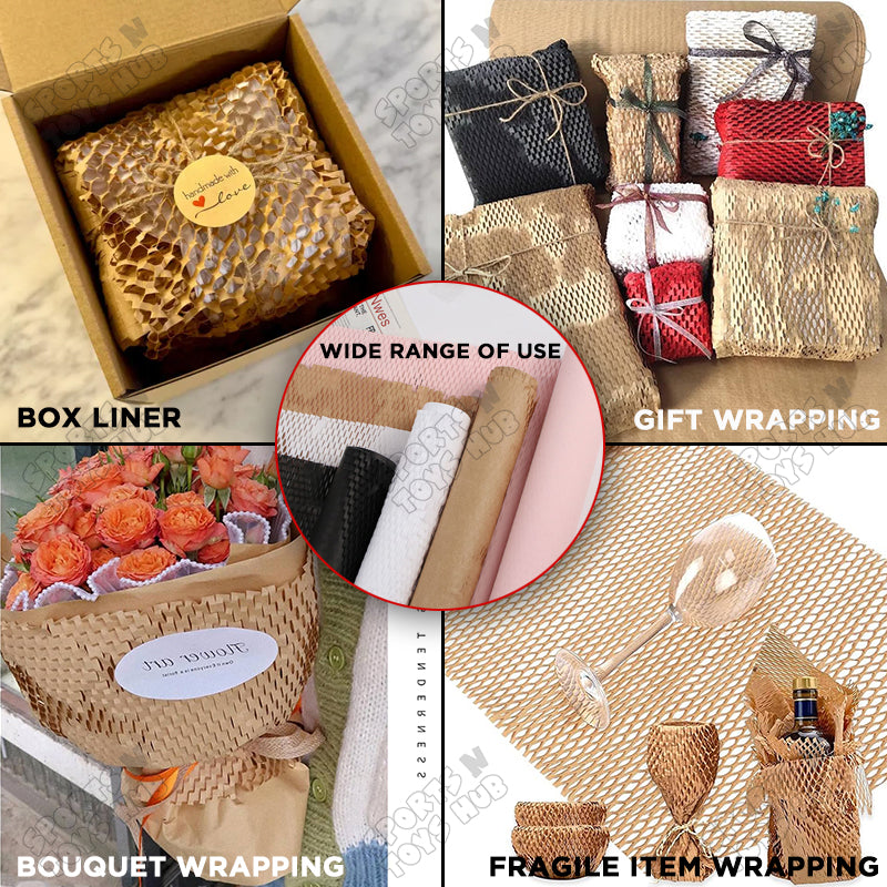 Honey Comb Multipurpose Wrapping Paper Roll