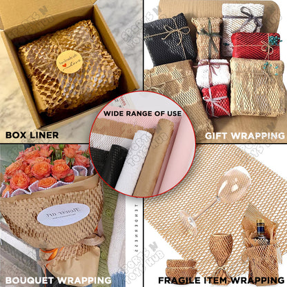 Honey Comb Multipurpose Wrapping Paper Roll