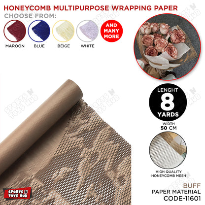Honey Comb Multipurpose Wrapping Paper Roll