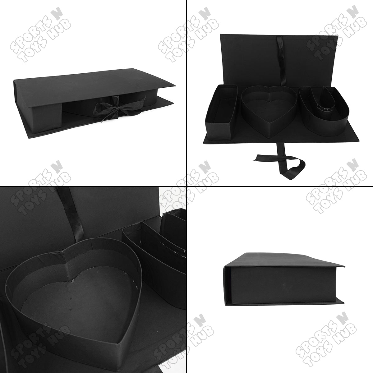 I ❤️ U Letter Shape Paper Cardboard Gift Box with Flap Lid, Fillable Chocolate Sweets Flowers Gift Box