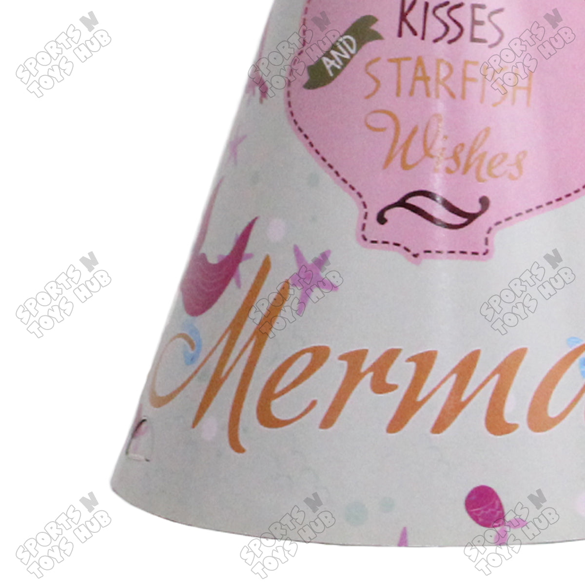 Mermaid Cartoons Characters Caps - 6 Pcs