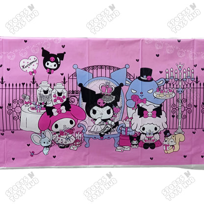 Sanrio Kuromi Character Cartoon Printed Table Cover