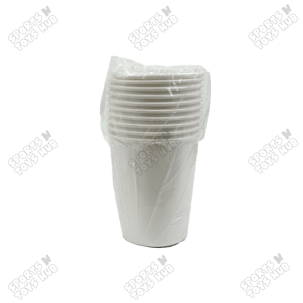 Solid Color Disposable Round Paper Cups – Pack of 10