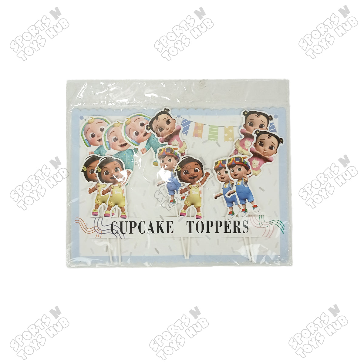 Cartoon Characters HBD C0C0-Melon Doll Cake Topper - 12 Pcs