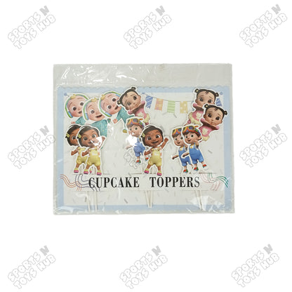 Cartoon Characters HBD C0C0-Melon Doll Cake Topper - 12 Pcs