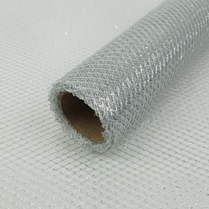 6 Yards - Premium Net Glitter Gift Wrapping Roll