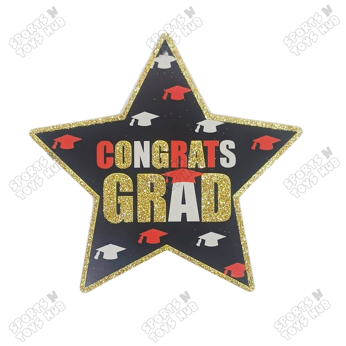 Congrats Grad - Graduation Ceiling Hanging Swirls - Pack of 3