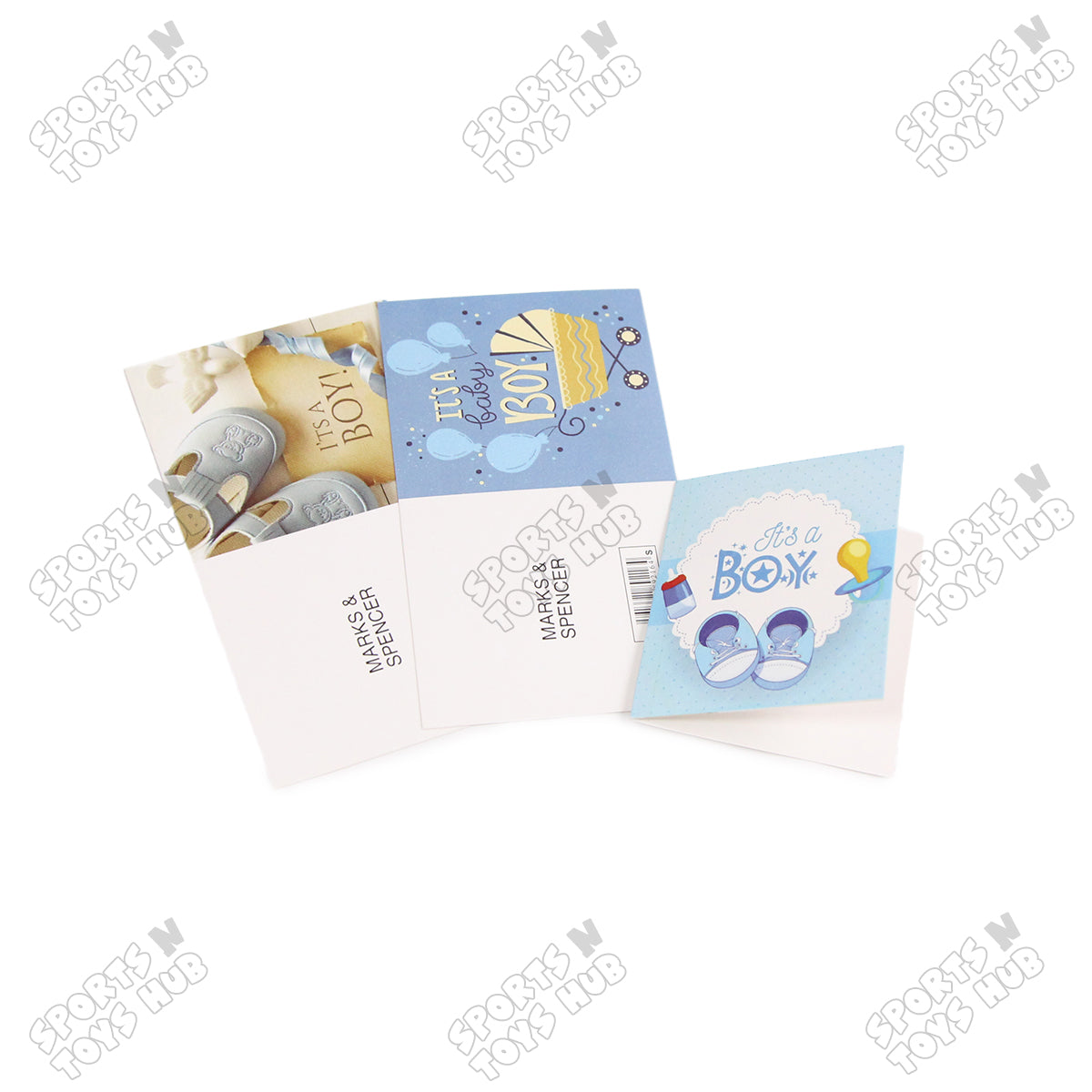 Its A Boy Assorted Gift Cards - 10 Pcs