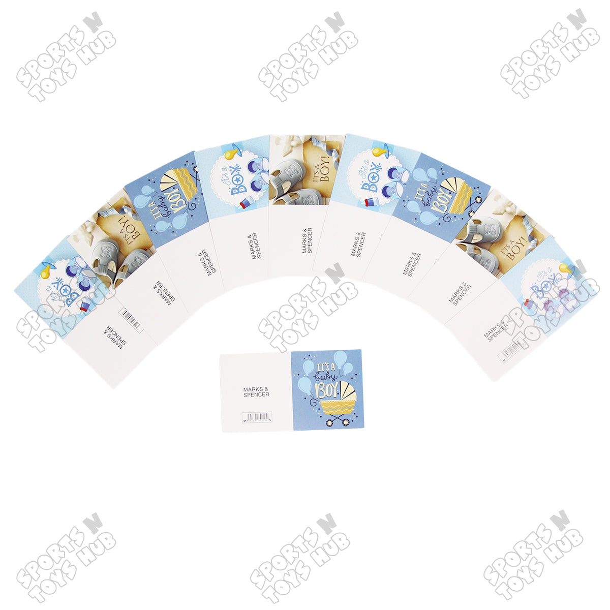 Its A Boy Assorted Gift Cards - 10 Pcs