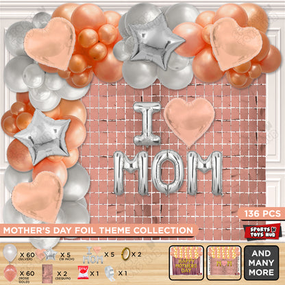 I ♡ Mom Foil Letter Arch Theme Collection