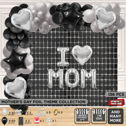 I ♡ Mom Foil Letter Arch Theme Collection