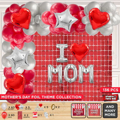 I ♡ Mom Foil Letter Arch Theme Collection