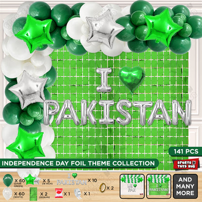 I ♡ Pakistan Foil Letters Theme Collection