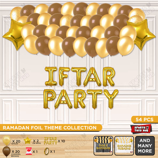 Iftar Party Foil Balloon Garland Theme Collection