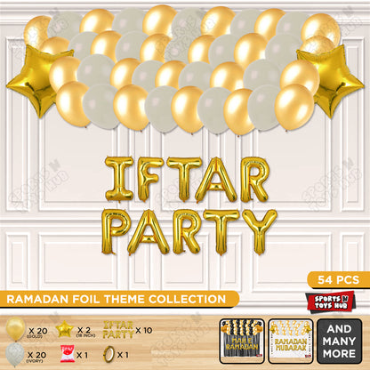 Iftar Party Foil Balloon Garland Theme Collection