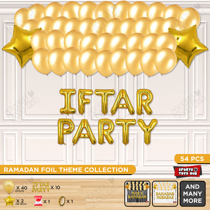 Iftar Party Foil Balloon Garland Theme Collection