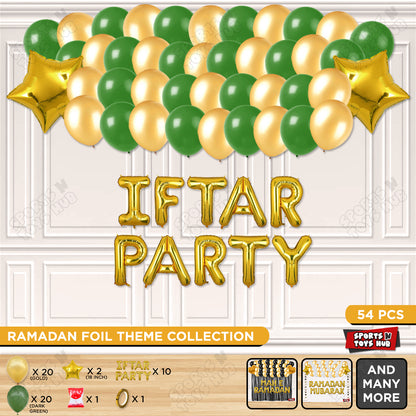 Iftar Party Foil Balloon Garland Theme Collection