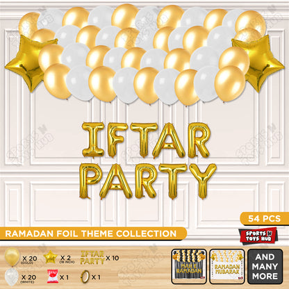 Iftar Party Foil Balloon Garland Theme Collection