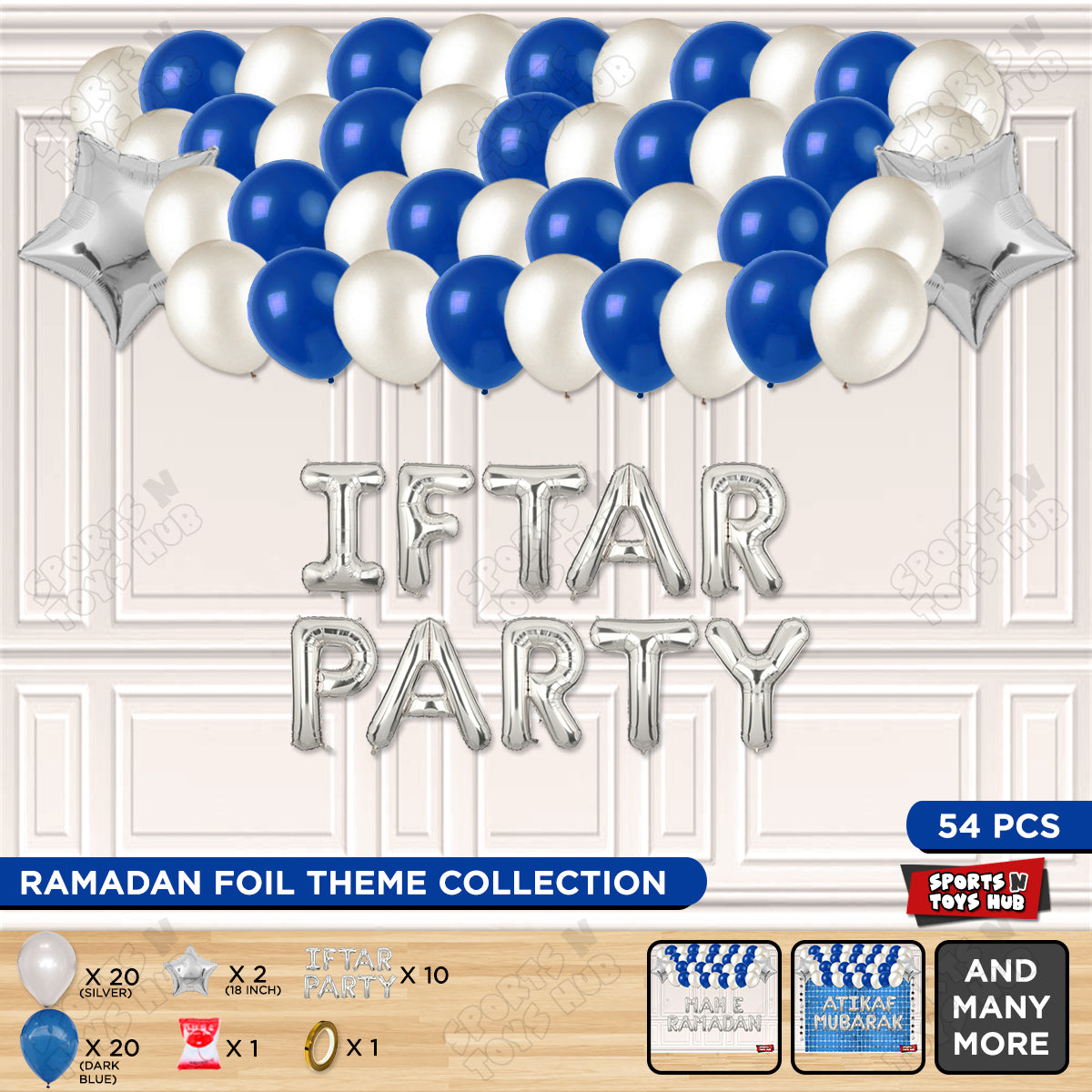 Iftar Party Foil Balloon Garland Theme Collection