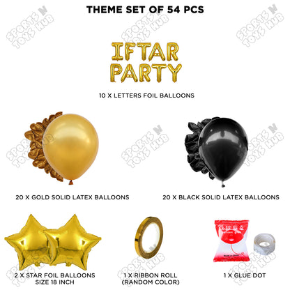 Iftar Party Foil Balloon Garland Theme Collection