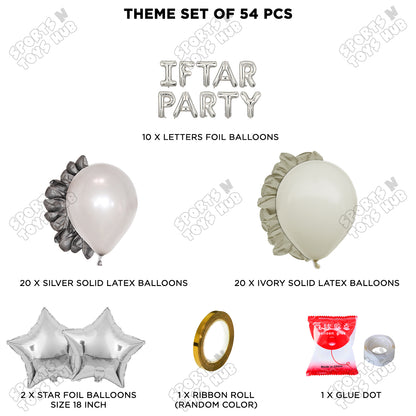 Iftar Party Foil Balloon Garland Theme Collection
