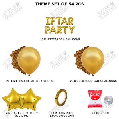 Iftar Party Foil Balloon Garland Theme Collection
