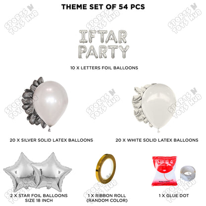 Iftar Party Foil Balloon Garland Theme Collection
