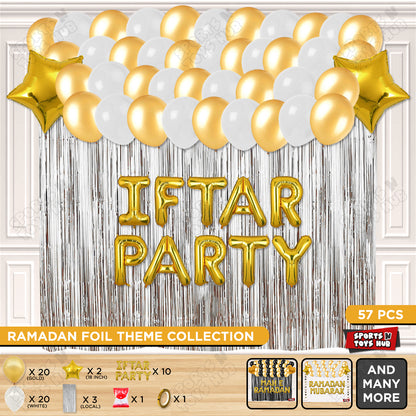 Iftar Party Foil Balloon Curtain Theme Collection