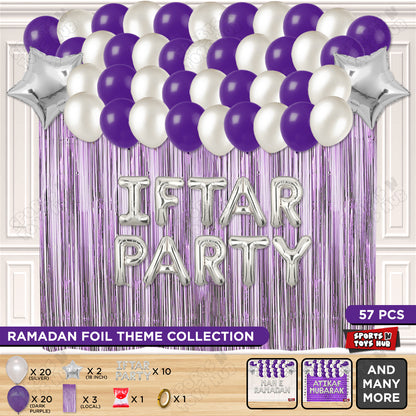 Iftar Party Foil Balloon Curtain Theme Collection