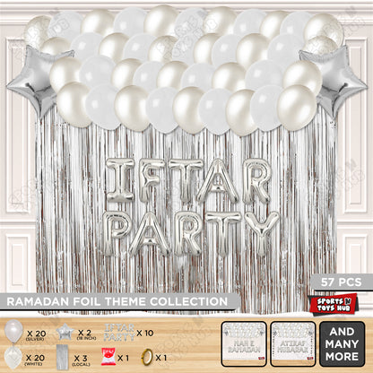 Iftar Party Foil Balloon Curtain Theme Collection
