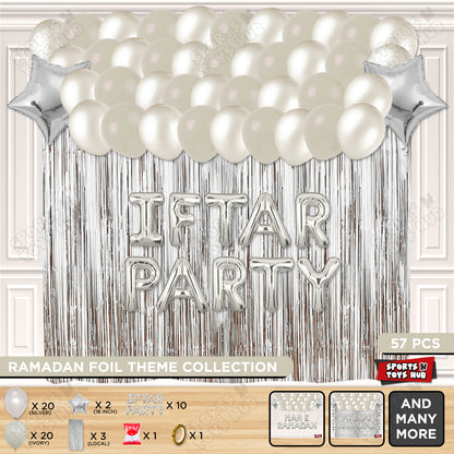 Iftar Party Foil Balloon Curtain Theme Collection