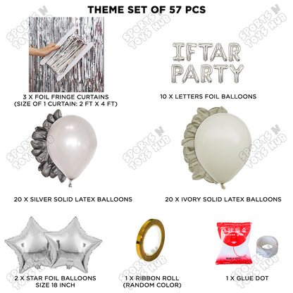 Iftar Party Foil Balloon Curtain Theme Collection