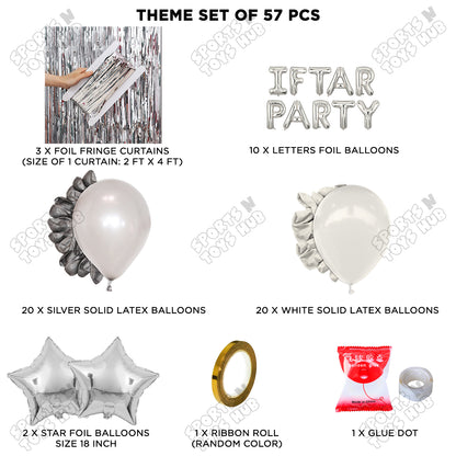 Iftar Party Foil Balloon Curtain Theme Collection