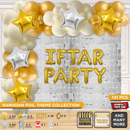 Iftar Party Foil Balloon Arch Theme Collection