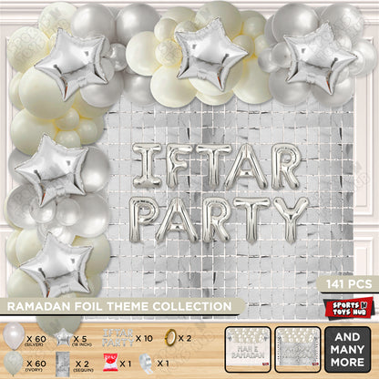 Iftar Party Foil Balloon Arch Theme Collection