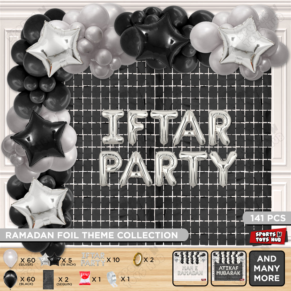 Iftar Party Foil Balloon Arch Theme Collection