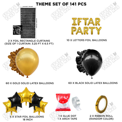 Iftar Party Foil Balloon Arch Theme Collection