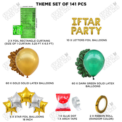 Iftar Party Foil Balloon Arch Theme Collection