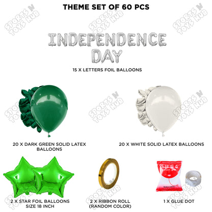 Independence Day Foil Letters Theme Collection
