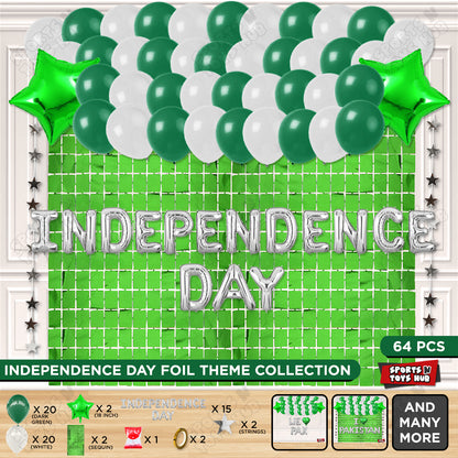 Independence Day Foil Letters Theme Collection